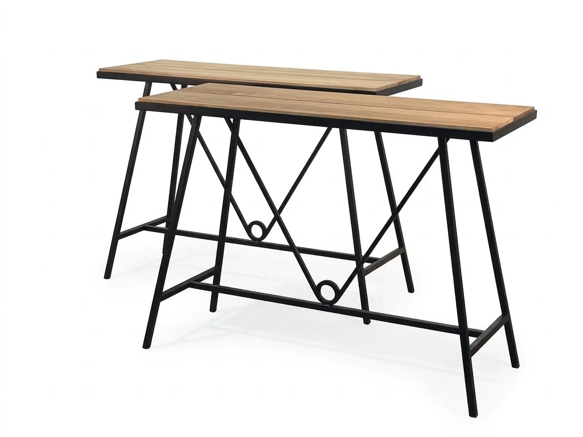 Trapèze Outdoor Teak Consoles-2.jpg