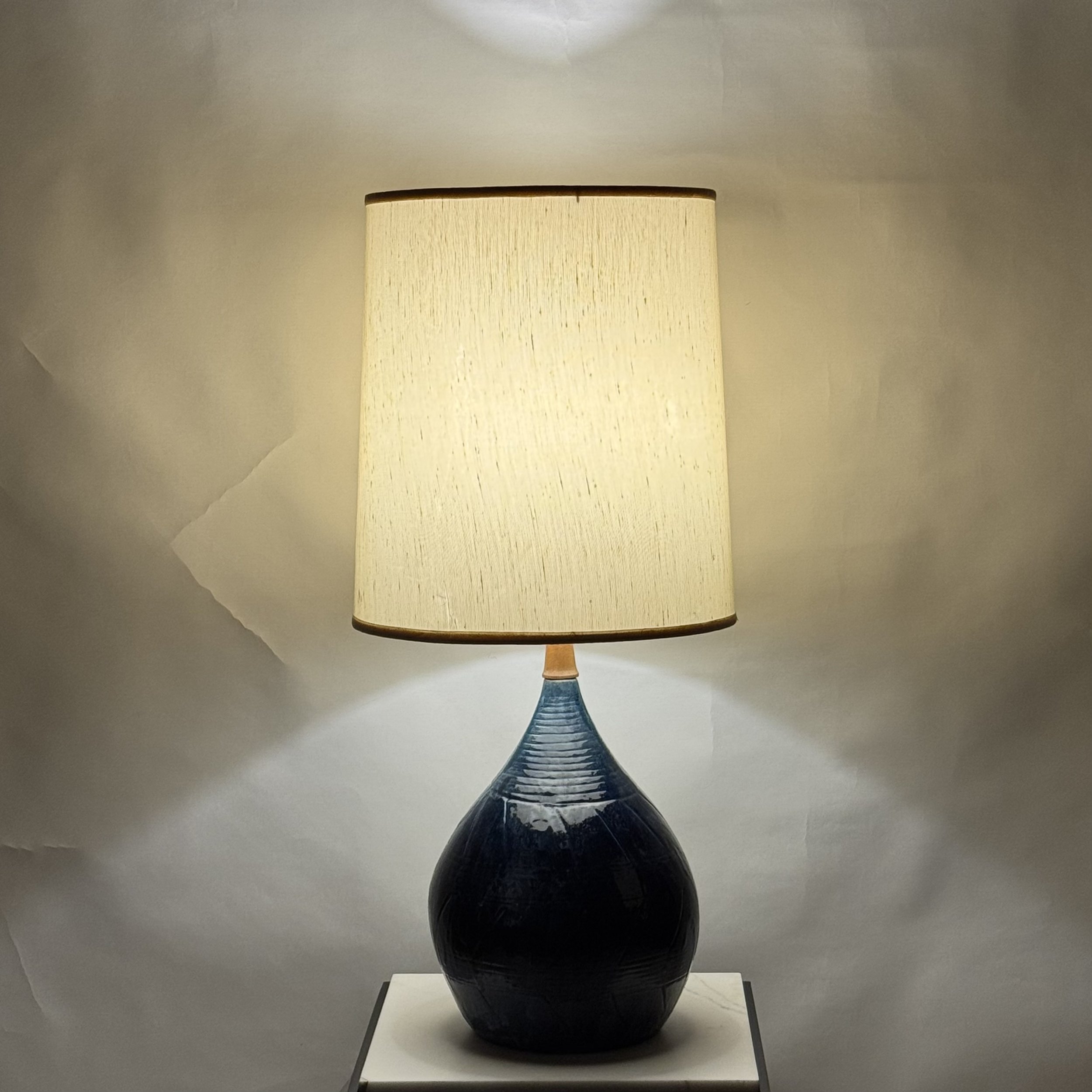 Large Blue Ceramic MCM Lamp-8.jpg
