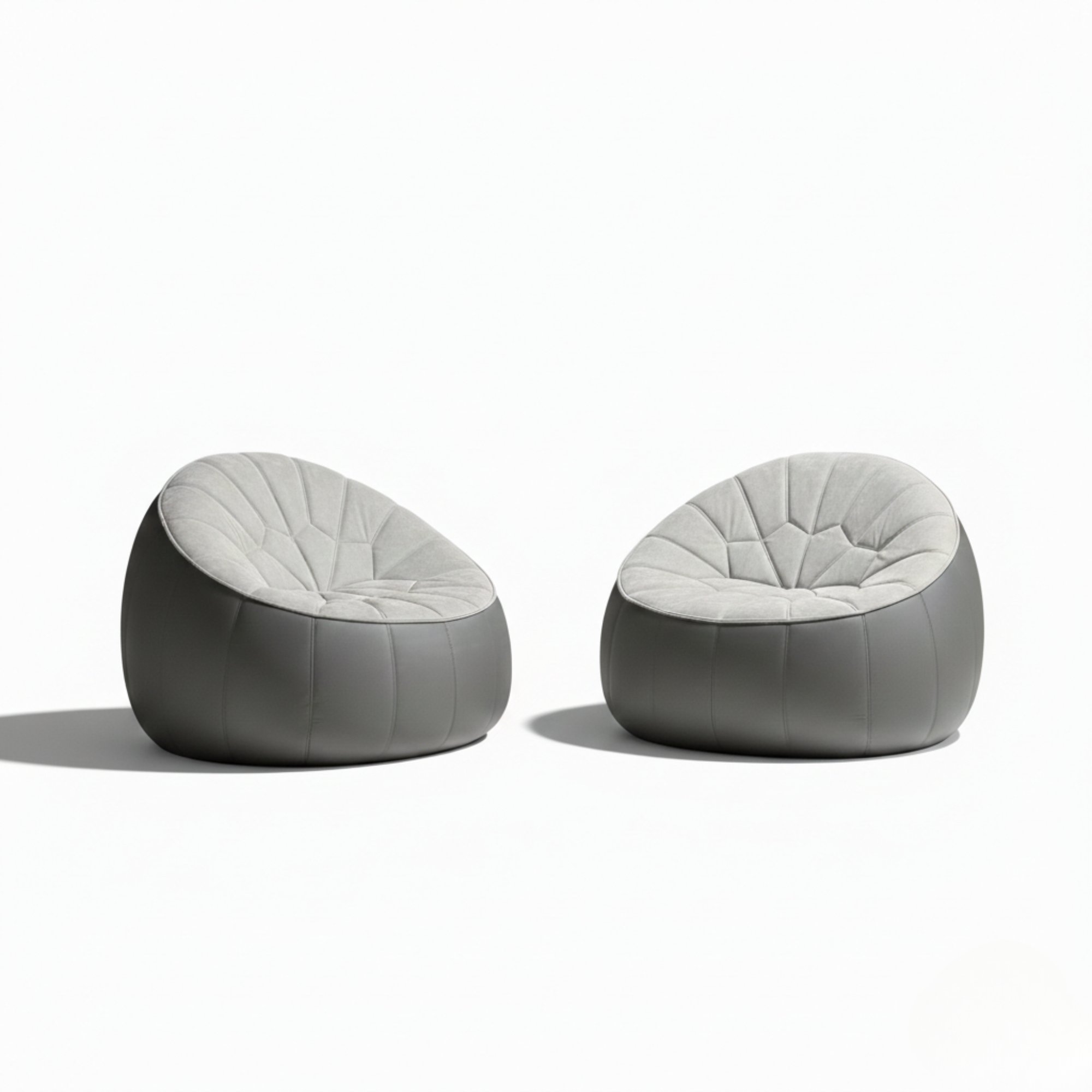 Pair of Impeccable Ottoman Armchairs by Noé Duchaufour-Lawrance for Ligne Roset