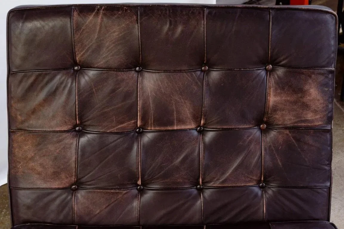 Leather Barcelona Chair Cushions A+ Ultra Premium Version