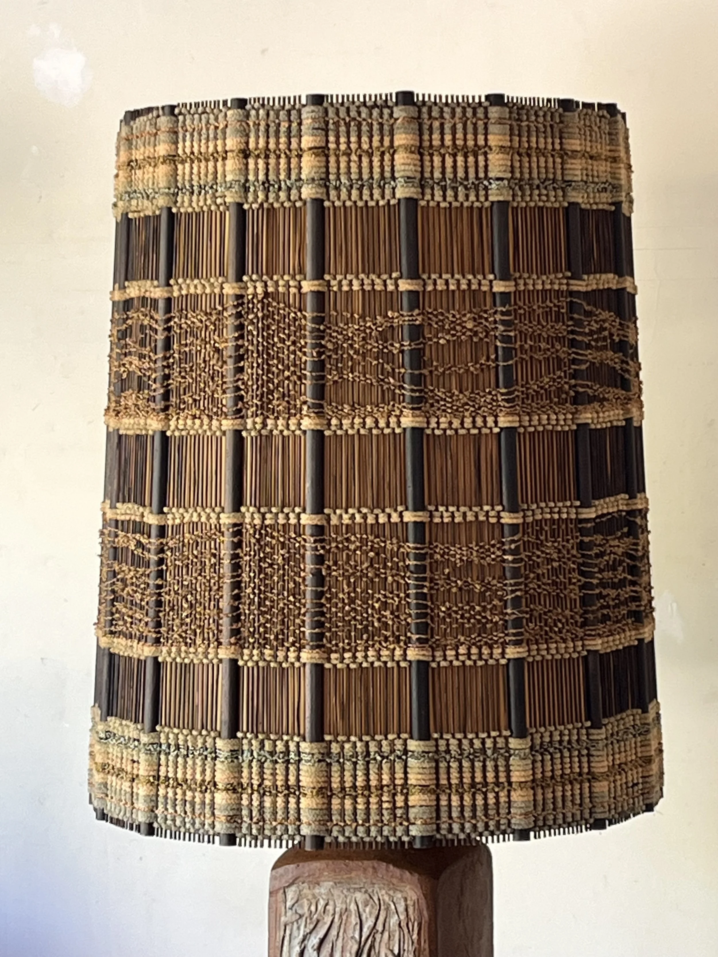 Textured Terracotta lamp with Maria Kipp shade-3.jpg
