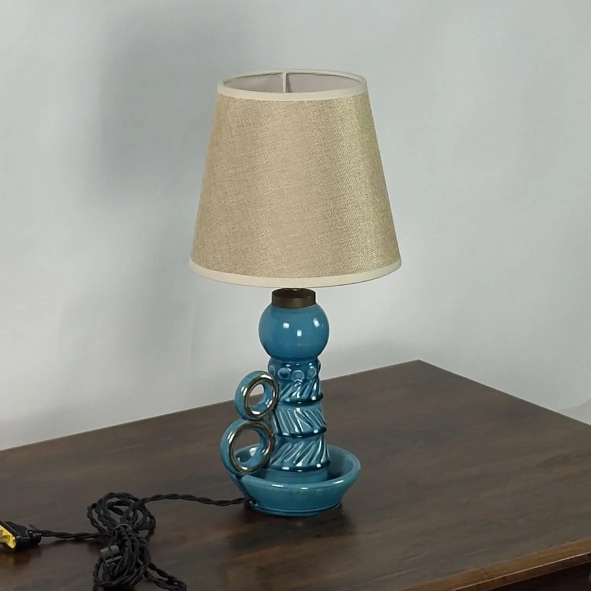 Turquoise Ceramic Candlestick Lamp_2.jpeg