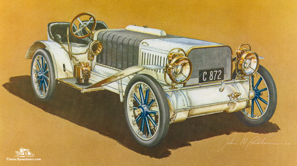 1906 Christie Gentleman's Speedster courtesy of Antique Automobile.