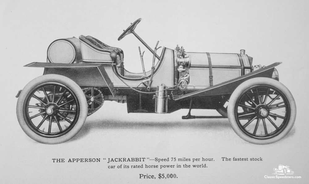 1907 Apperson JackRabbit courtesy Elwood Haynes Museum.