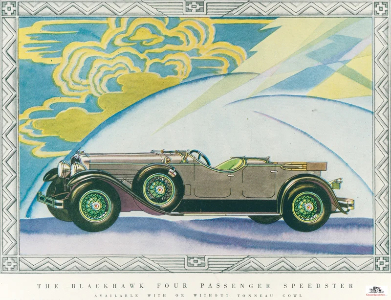 1929 Stutz Black Hawk Speedster courtesy AACA Library