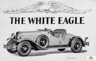1929 Kissel White Eagle Speedster. Illustration courtesy Wisconsin Automotive Museum