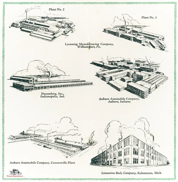 Auburn-Duesenberg Factories 1930