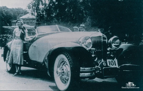 1931 Cord L-29 Speedster at the Paris Concours, June 1931. photo courtesy ACDA Museum