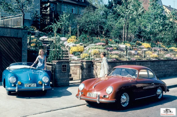 1955 lifestyles ad courtesy Porsche Archives