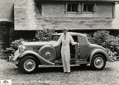 Amelia Earhart w 1932 Essex Terraplane. photo courtesy Automotive Collection, Detroit Public Library