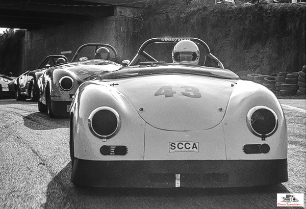 356 Speedsters in the lead and on the move! photo courtesy Leonard Turner