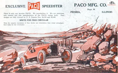 1919 PACO Racing body for Ford Model T
