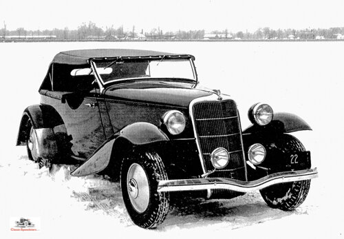 1935 saw Ford and Gregorie’s last collaboration, a speedster phaeton prototype. Too bad it would never make it to market… photo courtesy Henry Dominguez collection