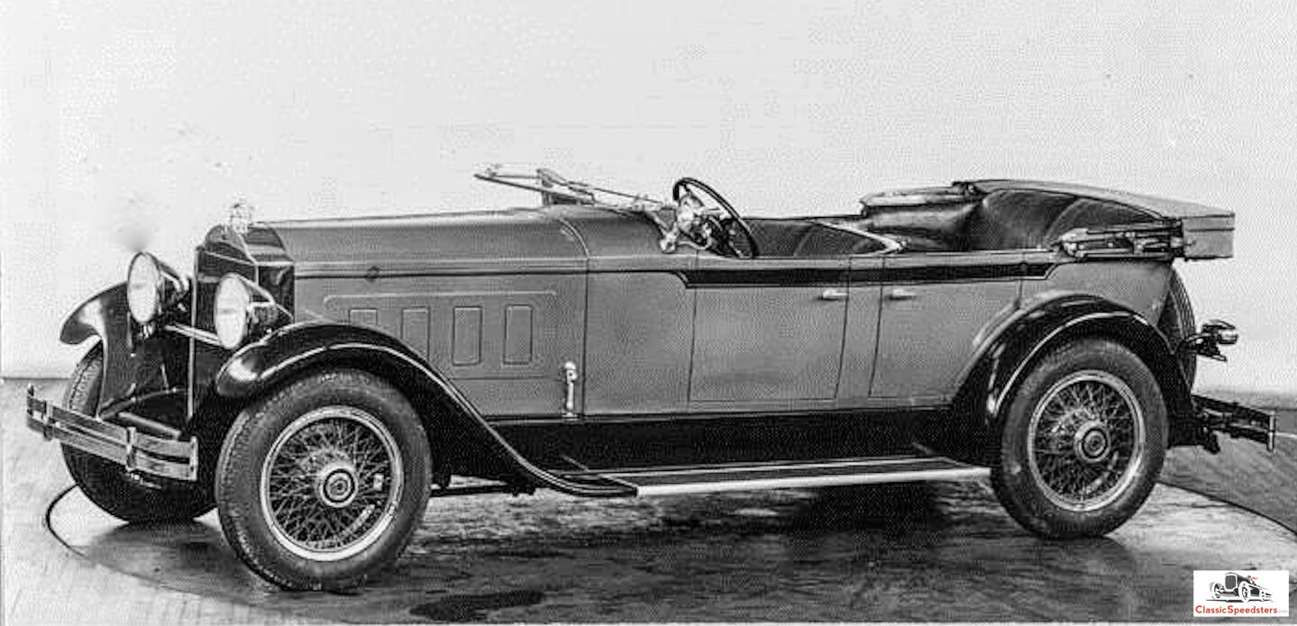 #pha.010118 Photo PACKARD TWIN SIX BROWN BOMBER BOATTAIL SPEEDSTER 1932 Car Auto 