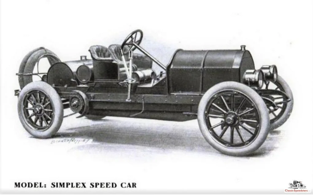 The 1909 Simplex Speed Car catalog image