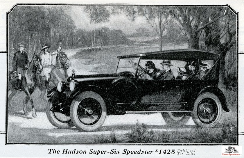 1919 Hudson Super Six Boat Tail Speedster