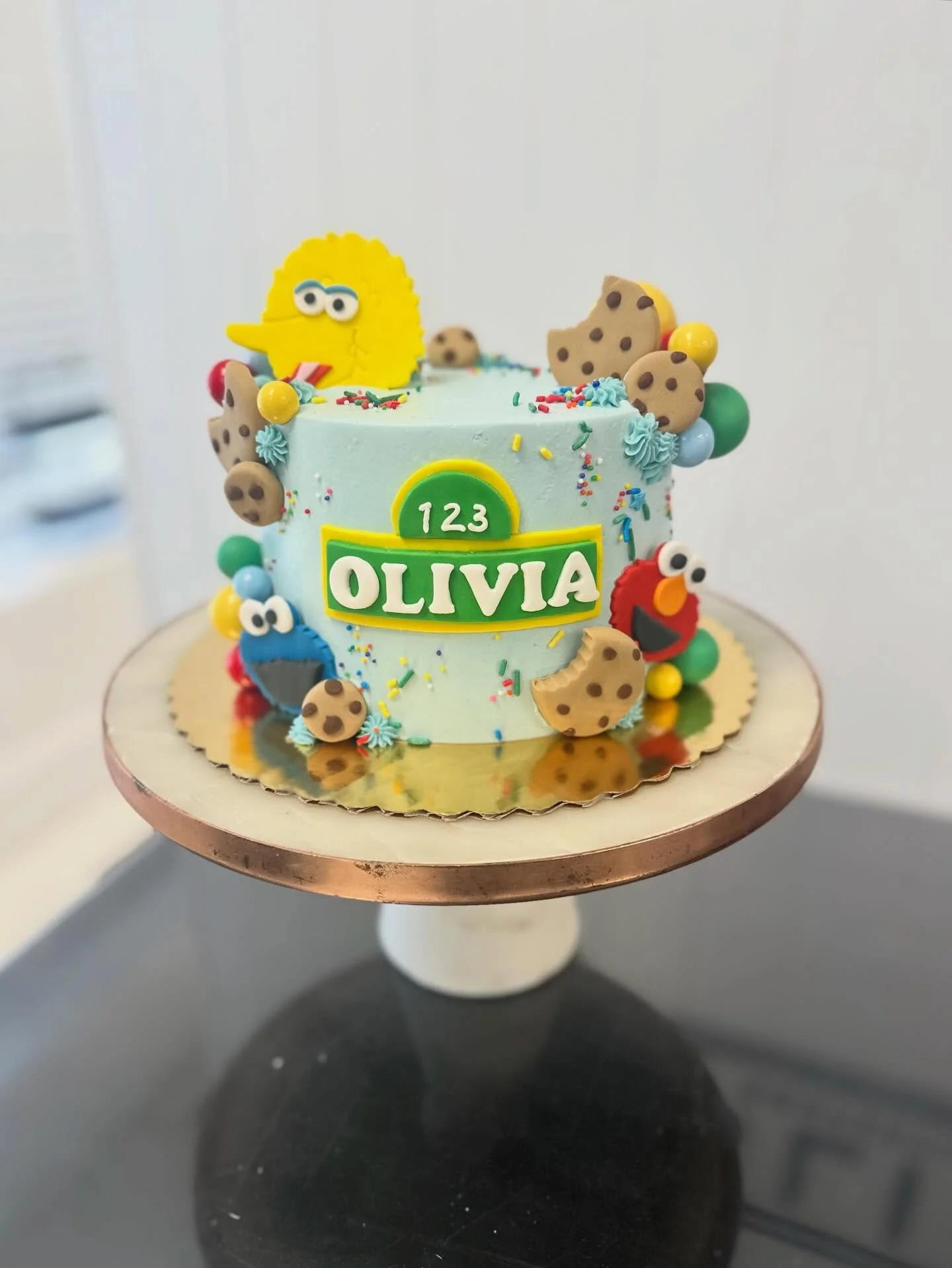 These detailed fondant pieces made this design come to life. All made in-house.