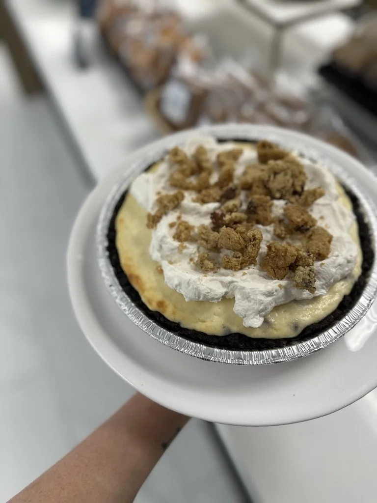 Chocolate Chip Cheesecake Pie