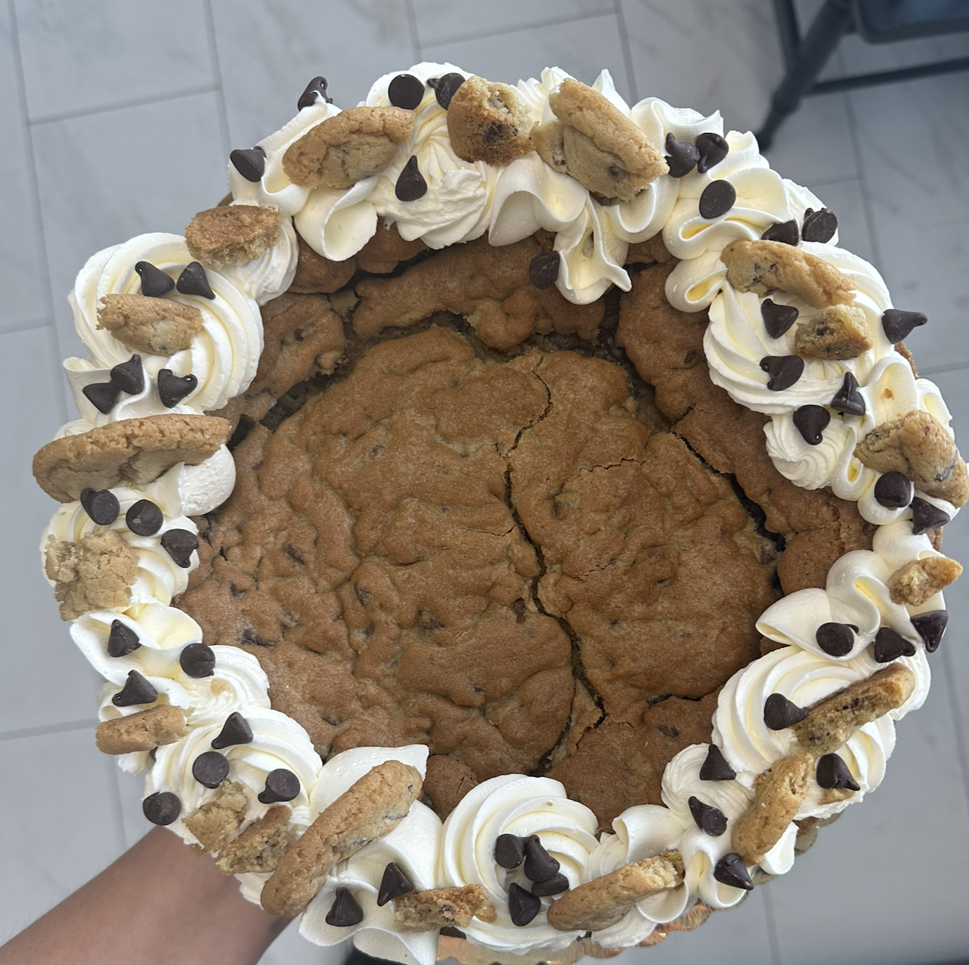 Chocolate Chip Cookie Cake