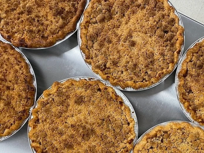 Apple Crumb Pie