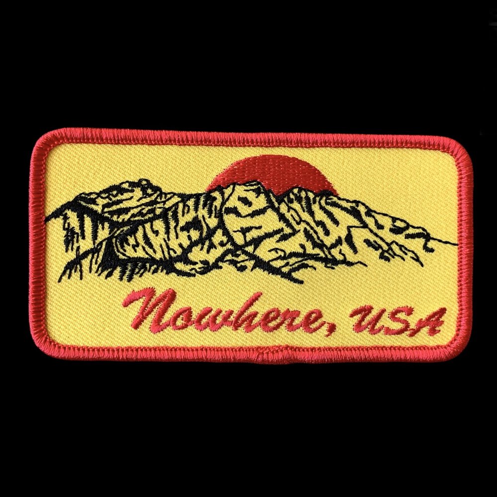 NOWHERE, USA EMBROIDERED PATCH — Salted Teeth