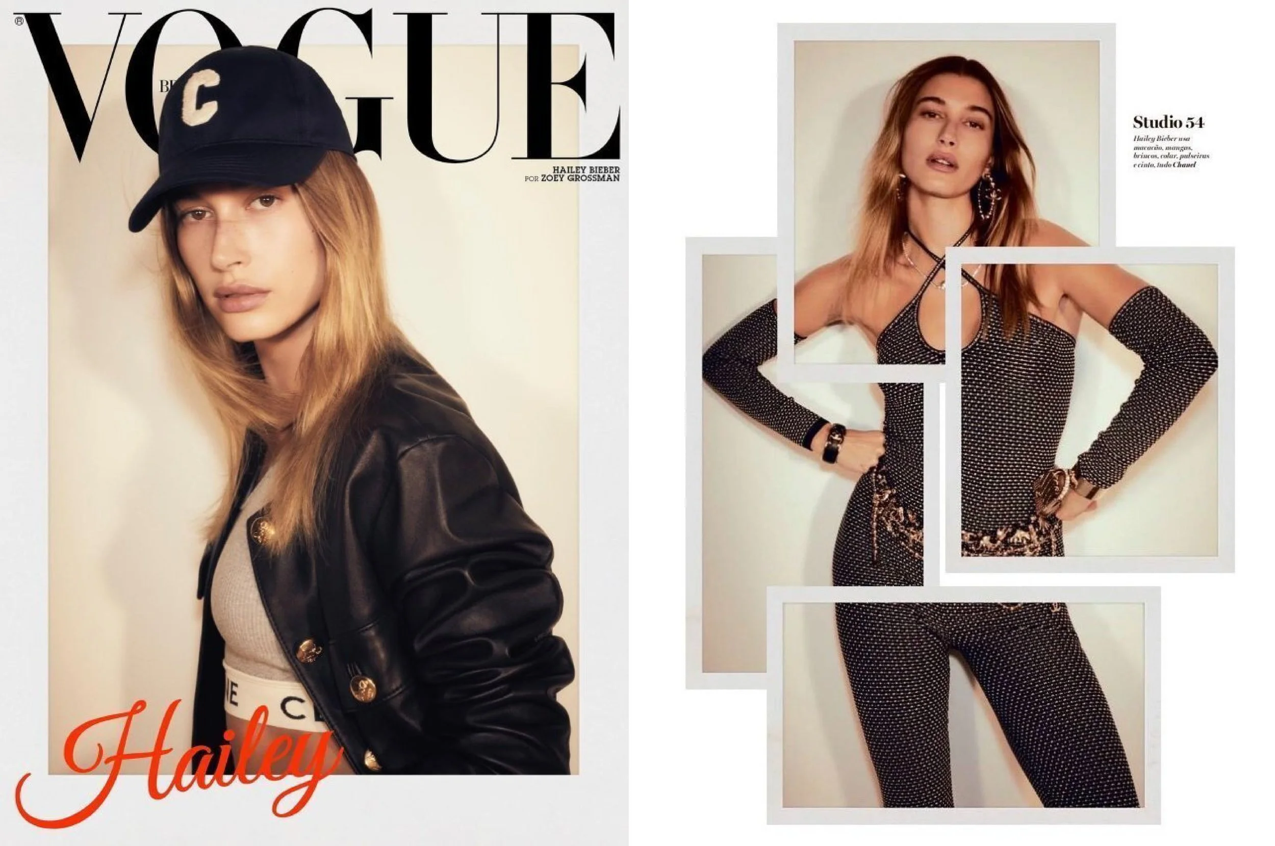 Hailey Bieber for Vogue Brasil 