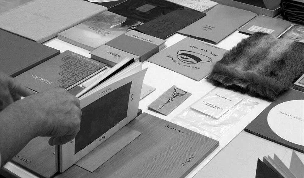 British Artists Books collected during the period 1986-2000 when Déirdre Kelly was director of Hardware Gallery, London. (Image © Déirdre Kelly ).