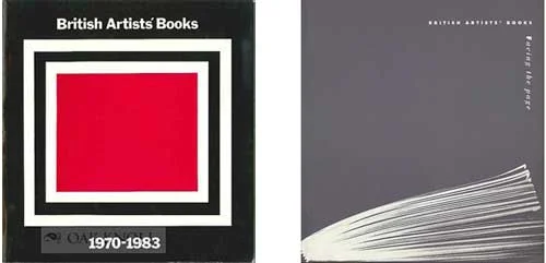 Surveys of British Artists' Books by Silvie Turner . Left: British Artists' Books 1970-1983 by Silvie Turner & Ian Tyson, 1984, Lund Humphries Ltd, Right: Facing the Page: British Artists' Books by Silvie Turner (ed.) 1993, Estamp.