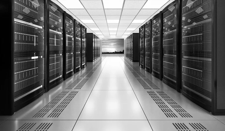 Typical data hosting centre set up (public domain).