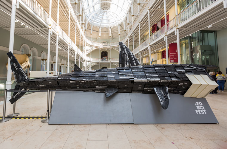Johnathan Elders , Devouring Technology . (Image courtesy the National Museum of Scotland, by Chris Scott).