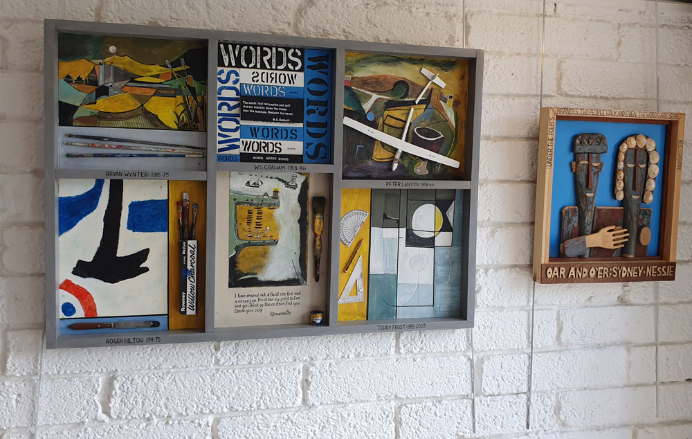 Mike McDonnell , Installation View. 'W.S. Graham Centenary Exhibition', The Ceilidh Place, Ullapool. (Photo: Ian McKay).