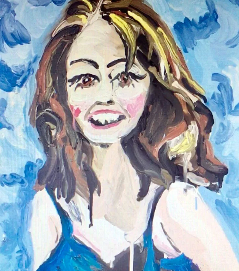 Stella Vine , Christine Keeler , 2004, oil on canvas, 80 x 70 cm, private collection