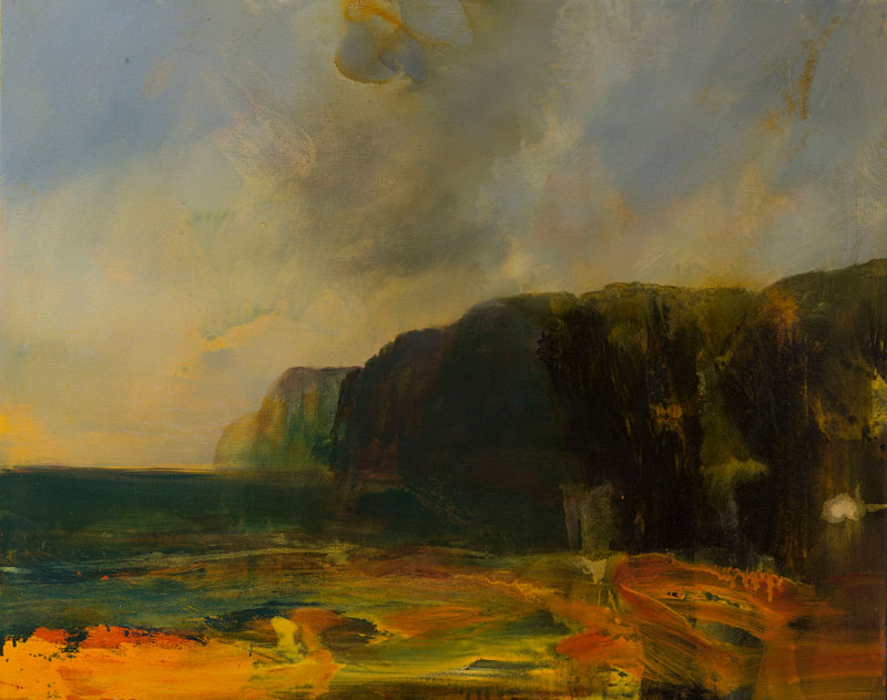 Alan Rankle , Turner in Hastings I , 2017, oil on canvas, 60 x 80cm. Image courtesy the artist.