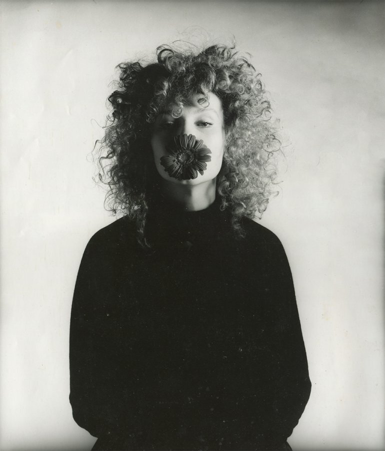 Norrie Maclaren , Carolyne Marshall I , gold silk print, 60 x 50 cm. (Image courtesy Resipole Studios and Fine Art Gallery)