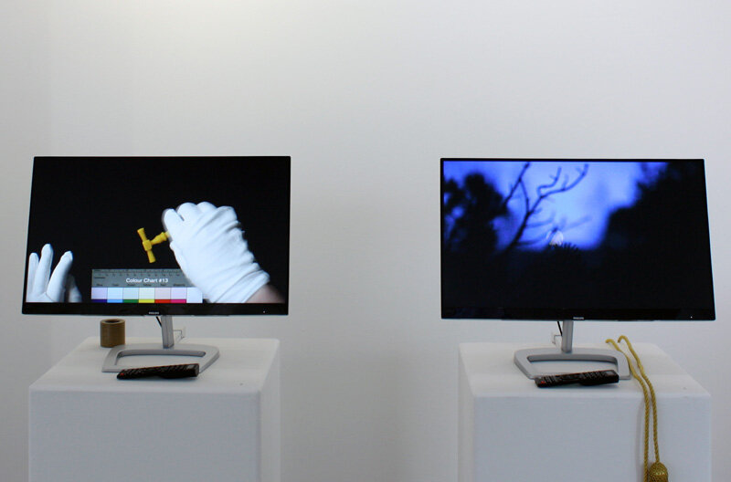 Kotryna Ula Kiliulyte , Impossible Colonies , Untitled, ‘Silent looped digital videos’, 2017. (Photo: Ian McKay).