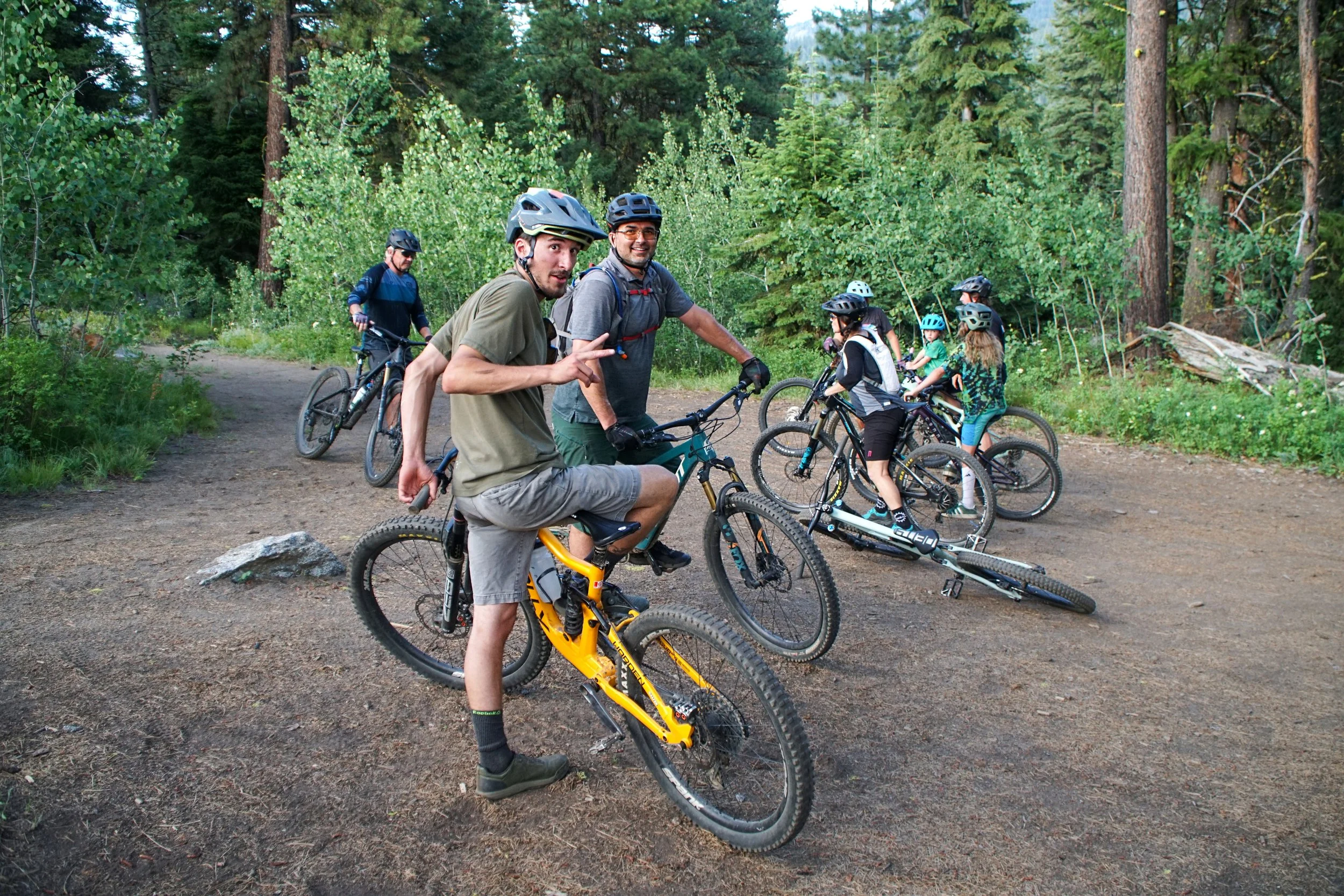 Group Ride at Bear Basin 