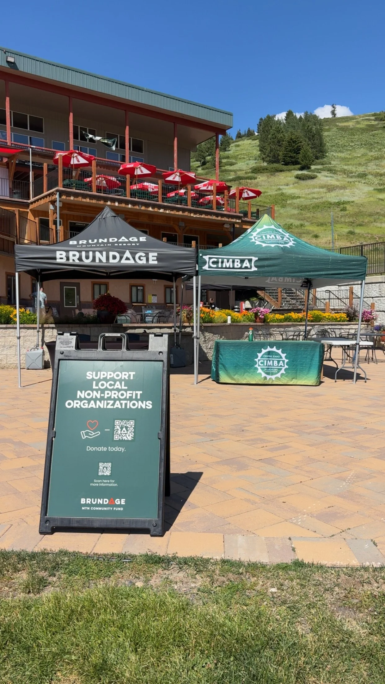 Booth @ Brundage for TGIF Music