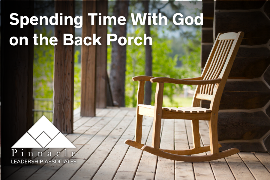 Spending Time with God on the Back Porch