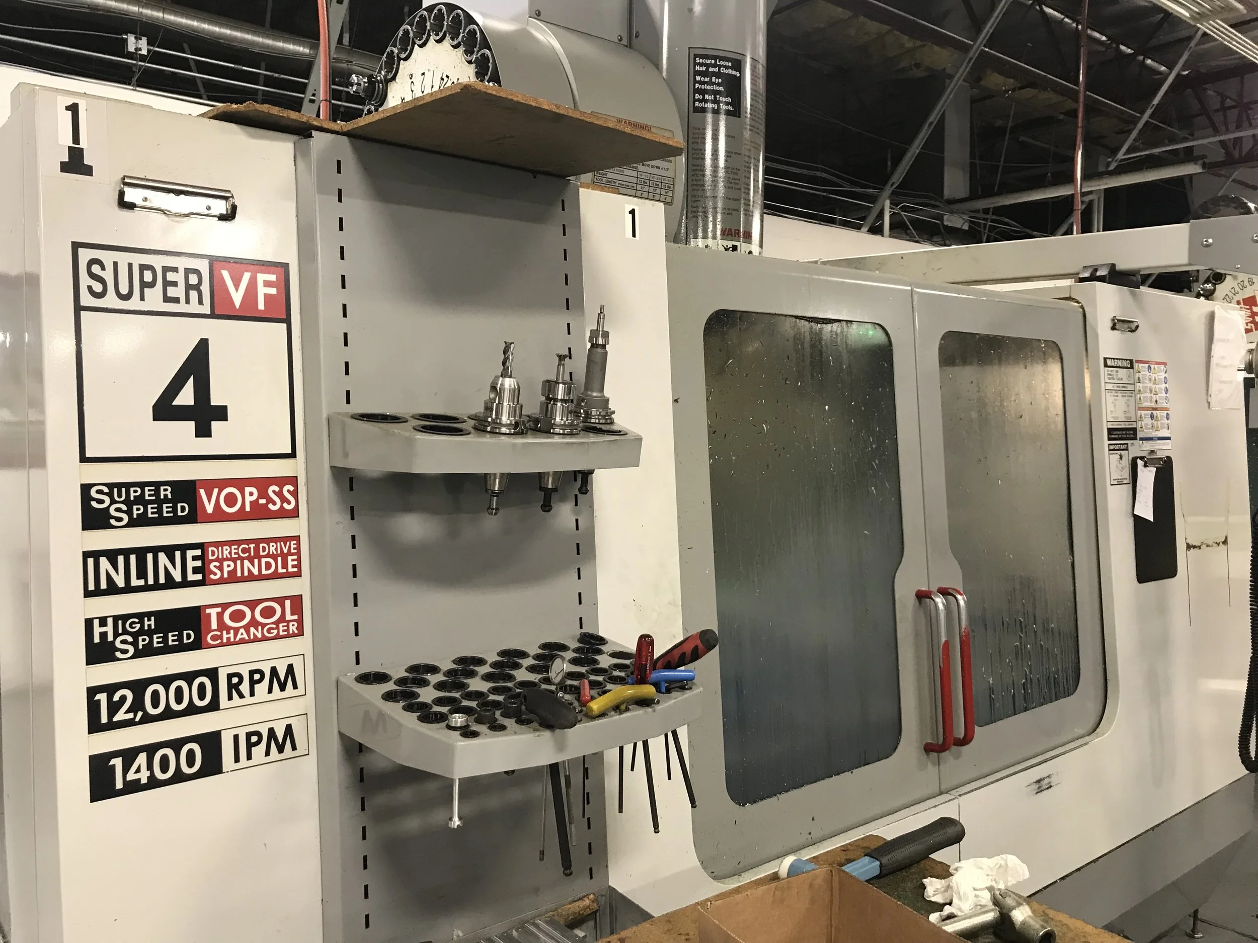 HAAS VF4-SS Vertical Machining
