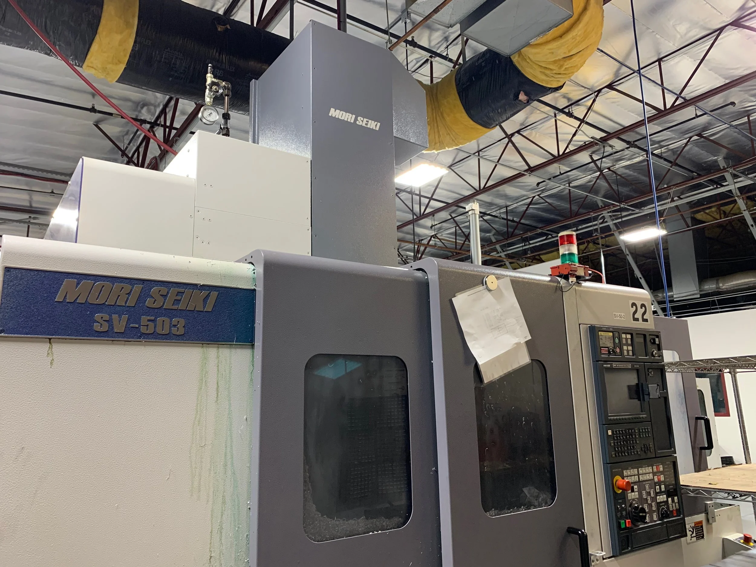 Mori-Seiki SV 503 Vertical Machining with 2 Pallets
