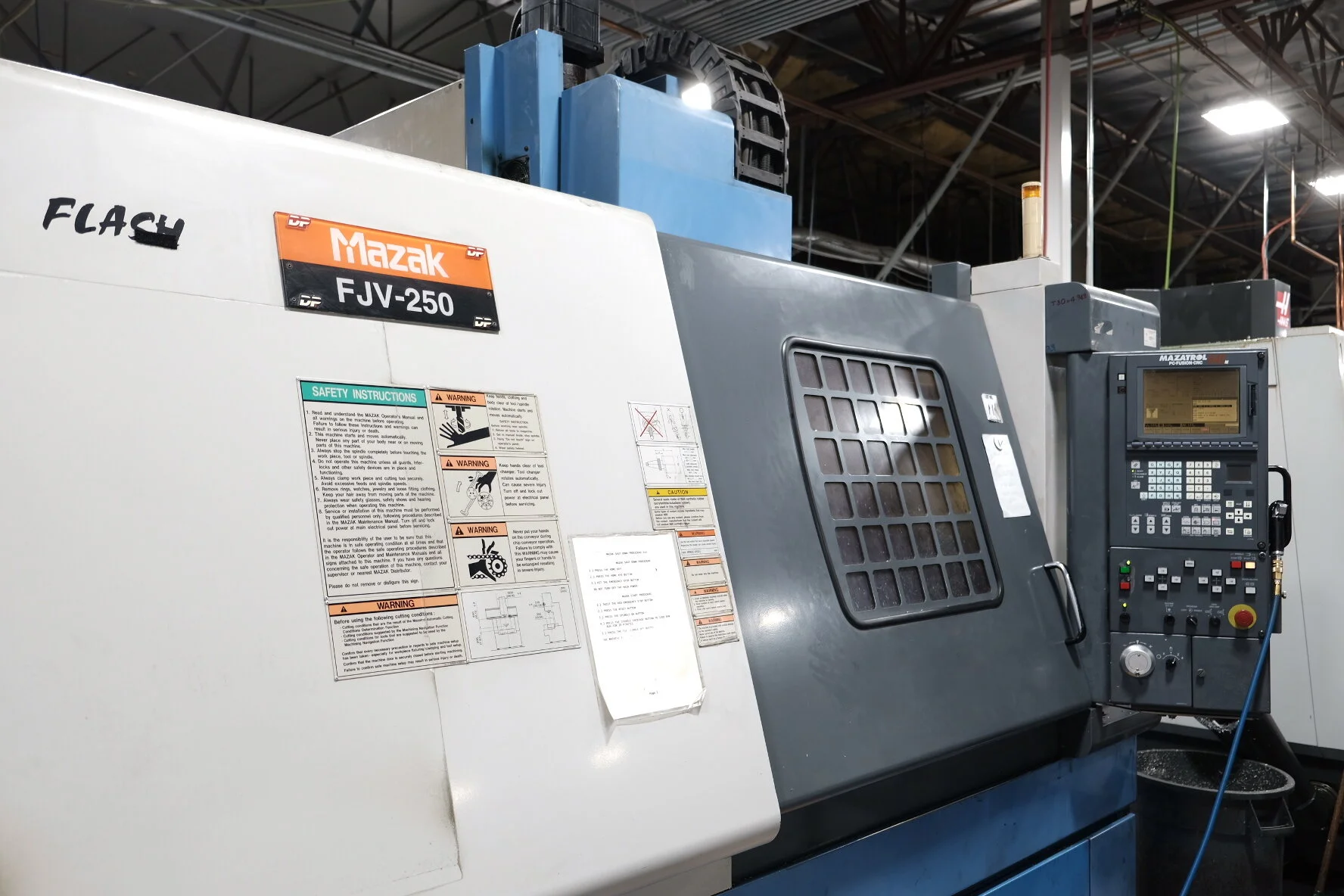 Mazak FJV-250 Vertical Machining