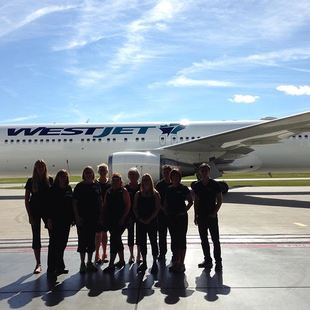 Throwback to Hillcrest Events very first event working for WestJet. A 767 aircraft was coincidentally being moved outside the WestJet Hangar.  Such stunning business news to learn that WestJet is being bought by Onex in $5B deal. #yycevents  #westjet