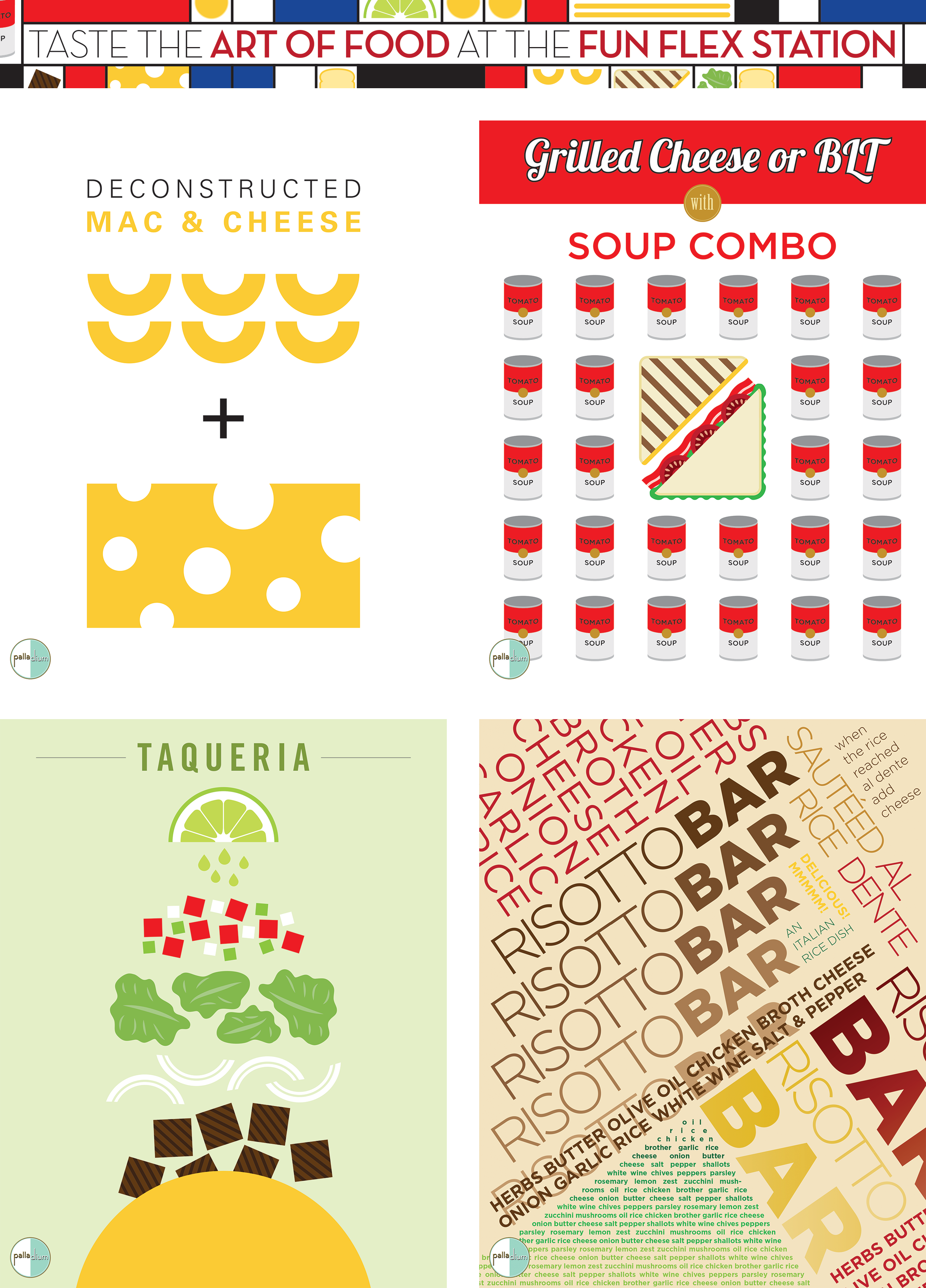 Modern Art + Food Poster Series