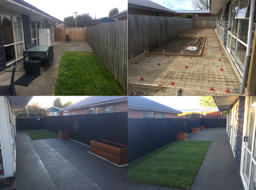 Patio renovation