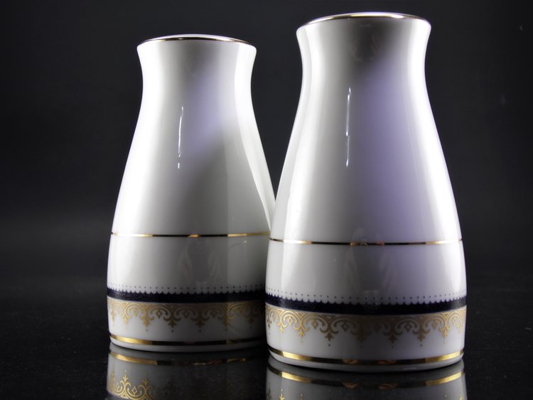 DROPSHIP 4807 434 Noritake Motvale Platinum Salt & Pepper Shakers Noritake CO INC DROPSHIP 4807 434 Noritake Motvale Platinum Salt & Pepper Shakers Noritake CO INC