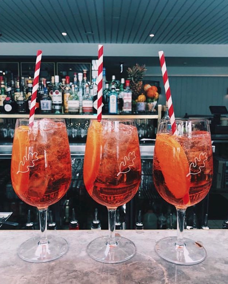 Spritz your way through the weekend at Manly Greenhouse. Pic @manlygreenhouse