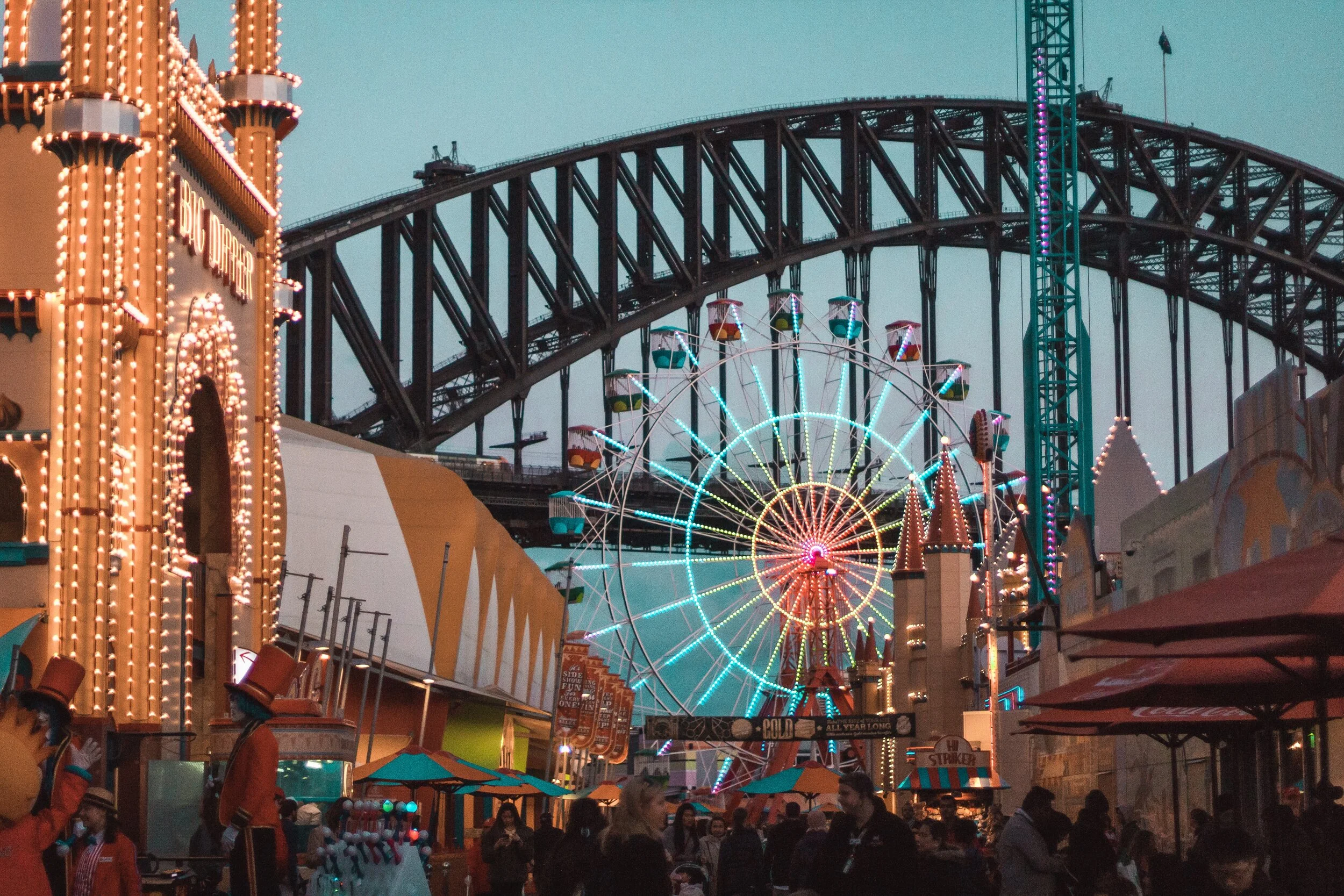 Luna+Park+Sydney+NYE