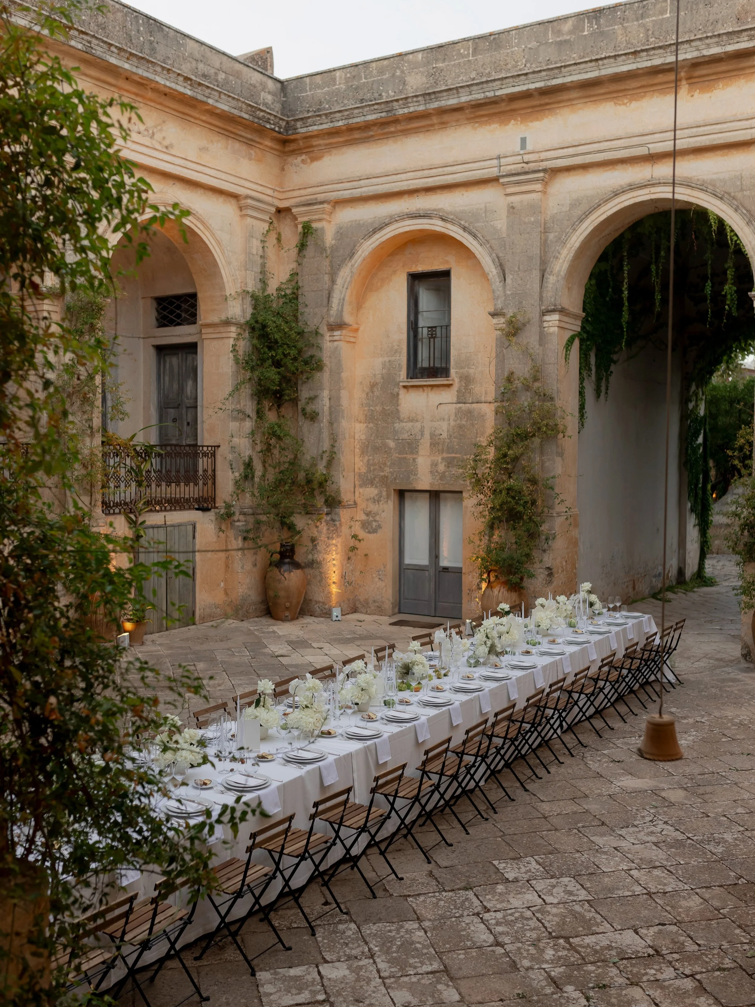 Sometimes, the priority looks exactly like this &ndash; a long dinner set within centuries of character and architecture. 

The best weddings aren&rsquo;t the ones where every detail is treated as equally important. They&rsquo;re the ones where you k