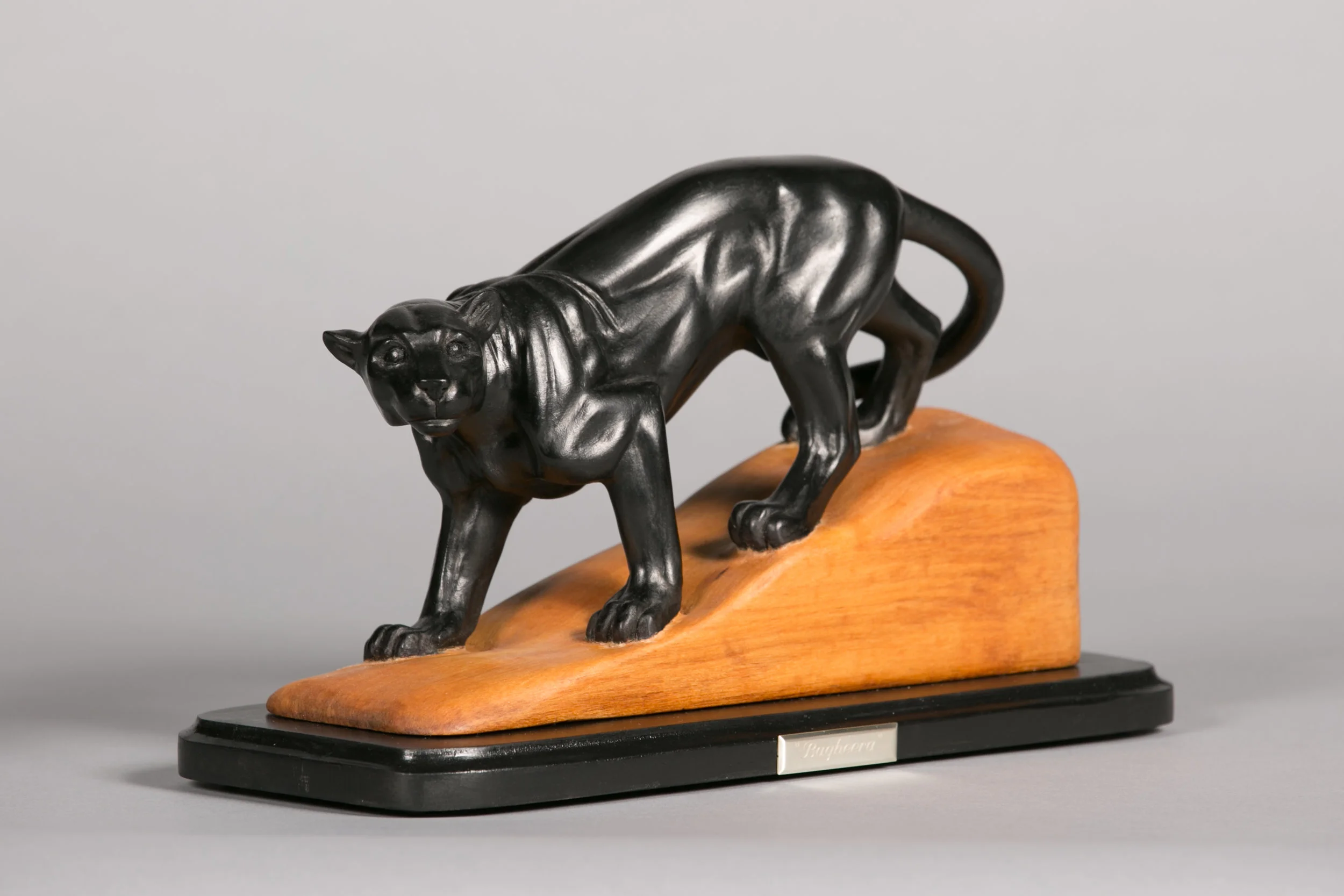"Bagheera" black panther by Barbara Kerr