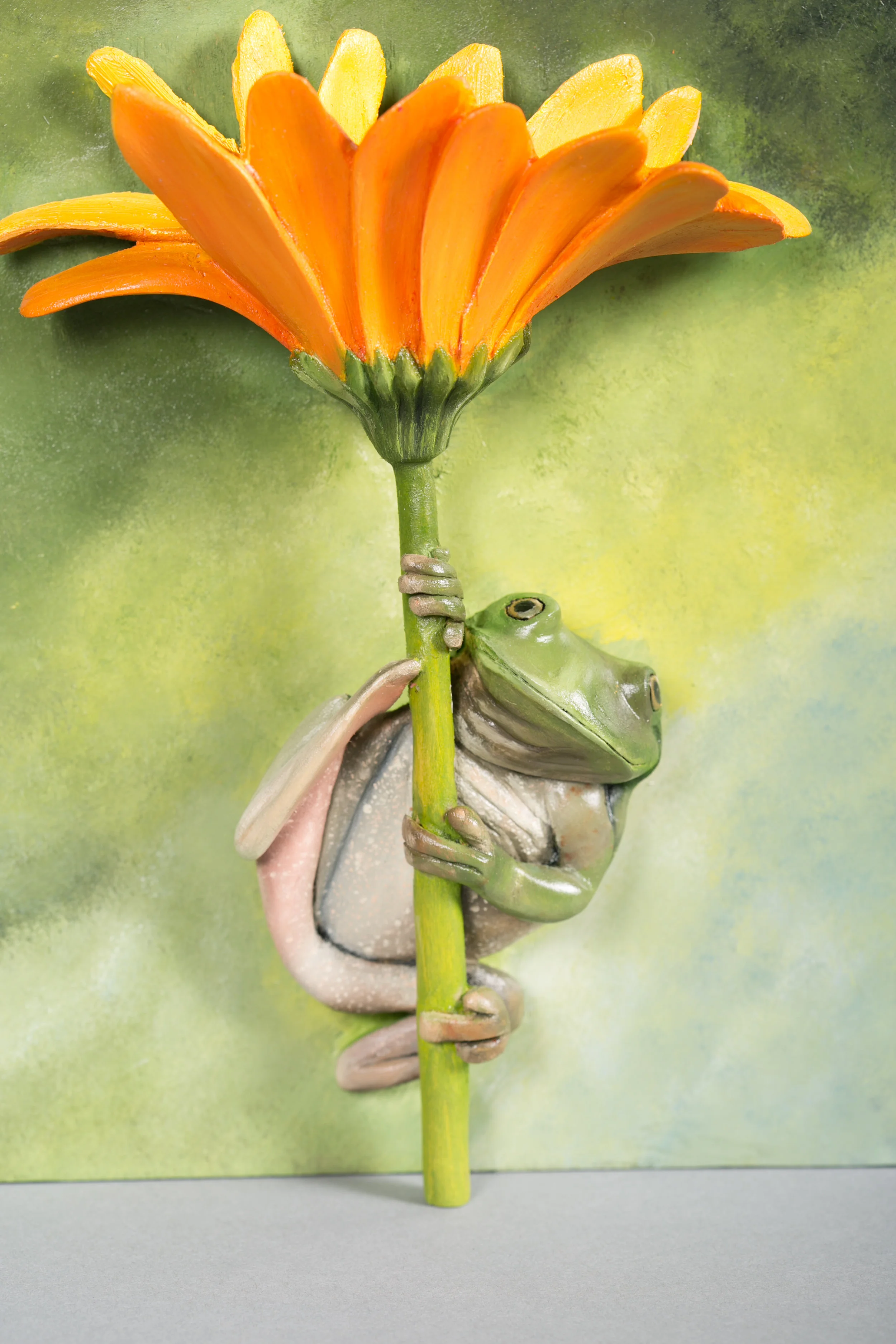 "Frog on a Flower" by Tom Wilkirson